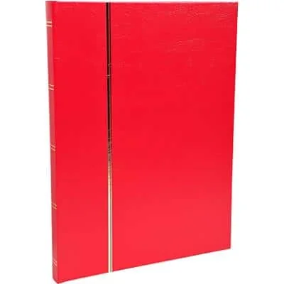 EXACOMPTA Briefmarkenalbum, 170 x 225 mm, rot, 32 Seiten (EAN: 3130630211433)