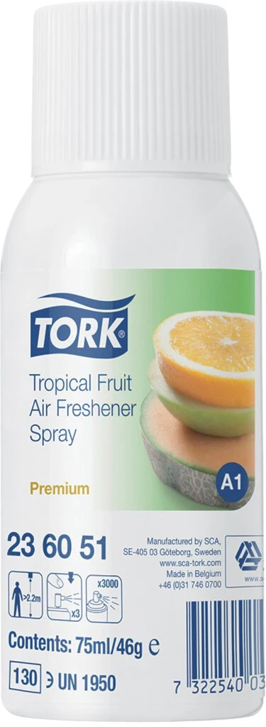 TORK Lufterfrischer-Spray "Fruchtdruft", 75 ml (EAN: 7322540030105)