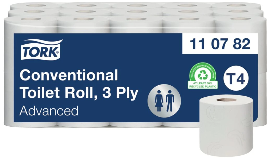 TORK Toilettenpapier, 3-lagig, weiß, Großpackung (EAN: 7310791048444)