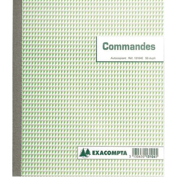 EXACOMPTA Manifold "Commandes", 210 x 180 mm, dupli (EAN: 3130630131045)