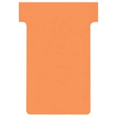 nobo T-Karten, Größe 2 / 60 mm, 170 g/qm, orange (EAN: 3147330002964)