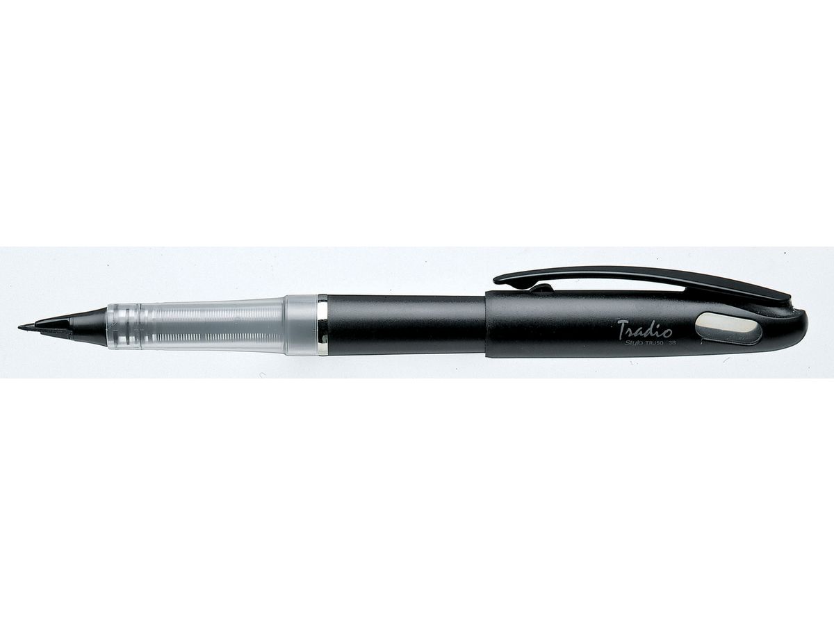 Pentel Federschreiber Tradio Stylo TRJ50, schwarz (EAN: 3474370050014)