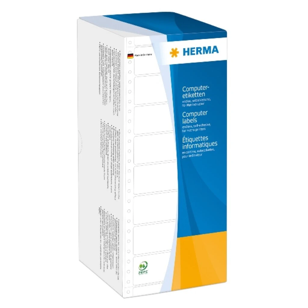 HERMA Computeretiketten endlos, 101,6 x 48,4 mm, 1-bahnig (EAN: 4008705082136)