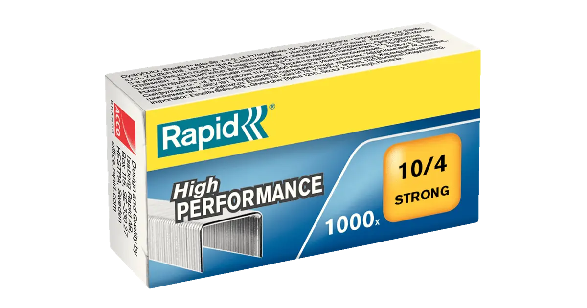Rapid Heftklammern Strong 10/4, galvanisiert (EAN: 7313468708009)