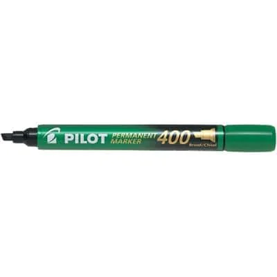 PILOT Permanent-Marker 400, Keilspitze, grün (EAN: 4902505511202)