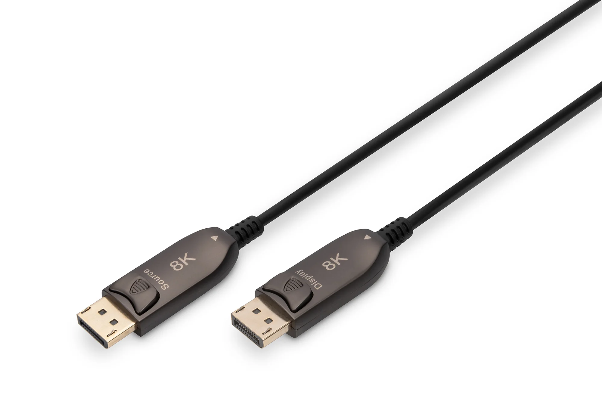 DIGITUS DisplayPort AOC Hybrid Glasfaserkabel, UHD 8K, 15 m (EAN: 4016032467083)