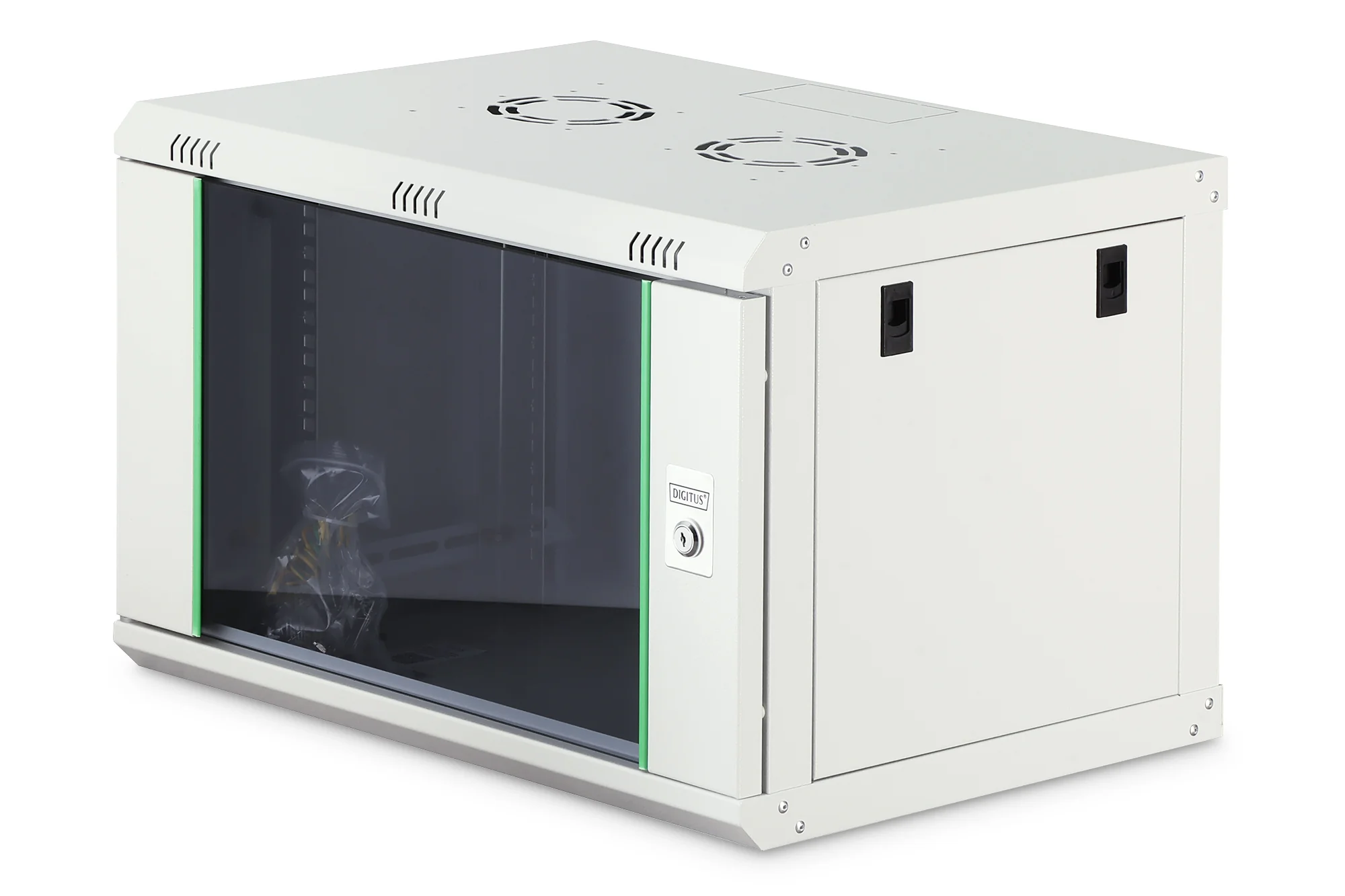 DIGITUS 19" Wandverteiler Dynamic Basic, 7 HE, 600 x 450 mm, lichtgrau (EAN: 4016032221692)