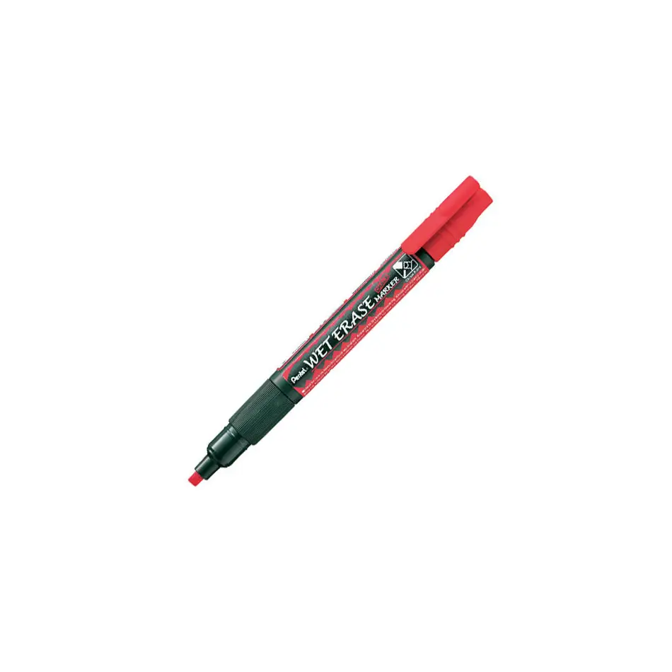 Pentel Kreidemarker WET ERASE SMW26, Keilspitze, rot (EAN: 4902506065780)
