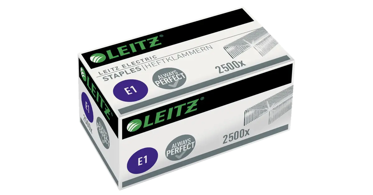 LEITZ Heftklammern E1, verzinkt, für Heftgerät 5532 (EAN: 4002432399192)
