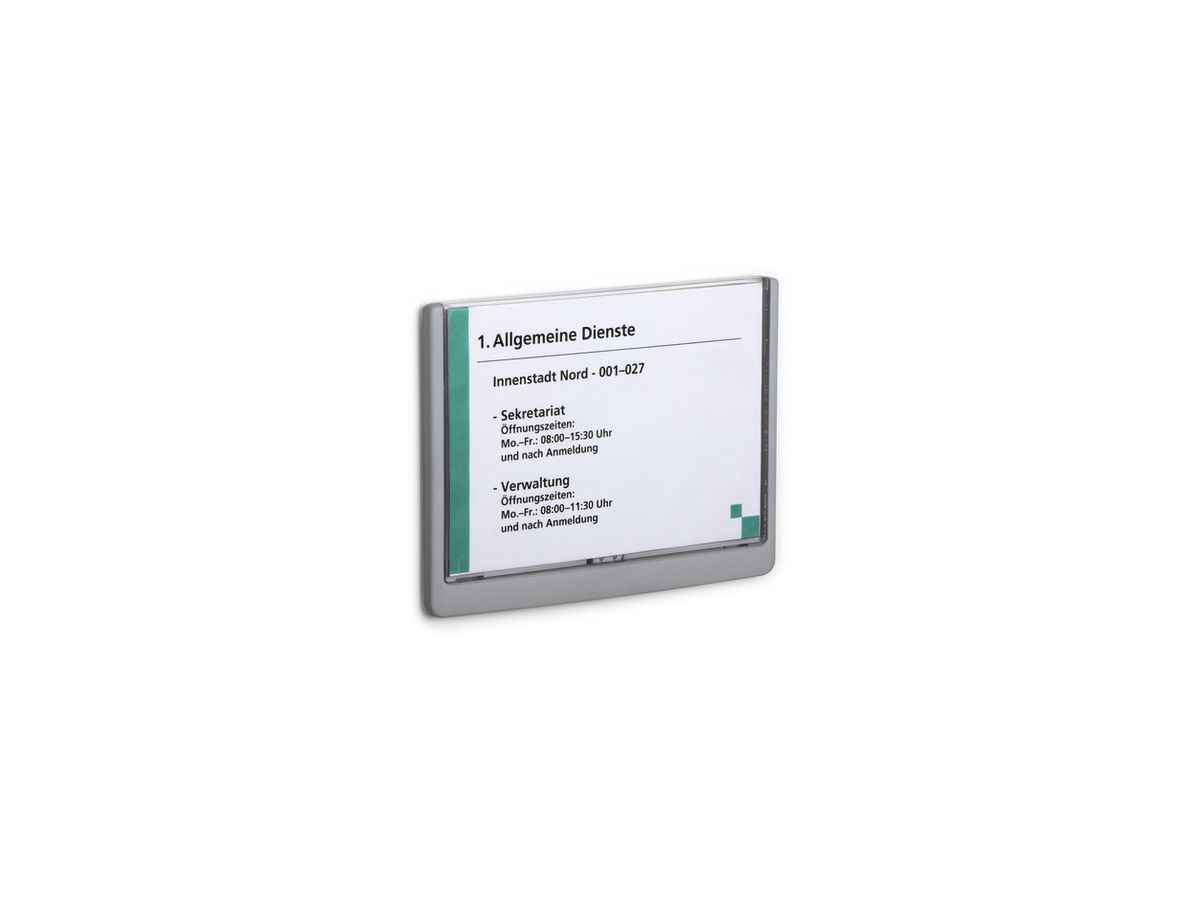 DURABLE Türschild CLICK SIGN, DIN A5, graphit (EAN: 4005546405483)