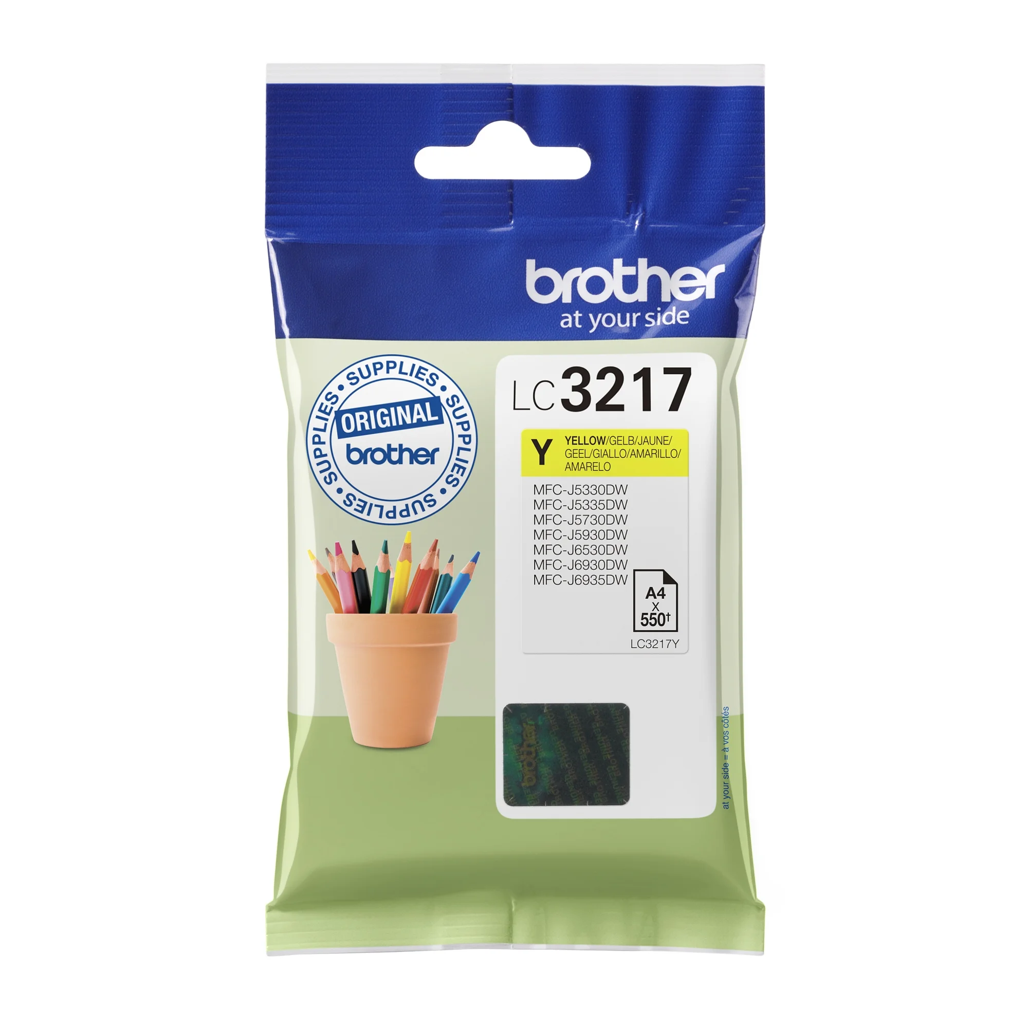 brother Tinte für brother MFC-J5330DW, gelb (EAN: 4977766762144)