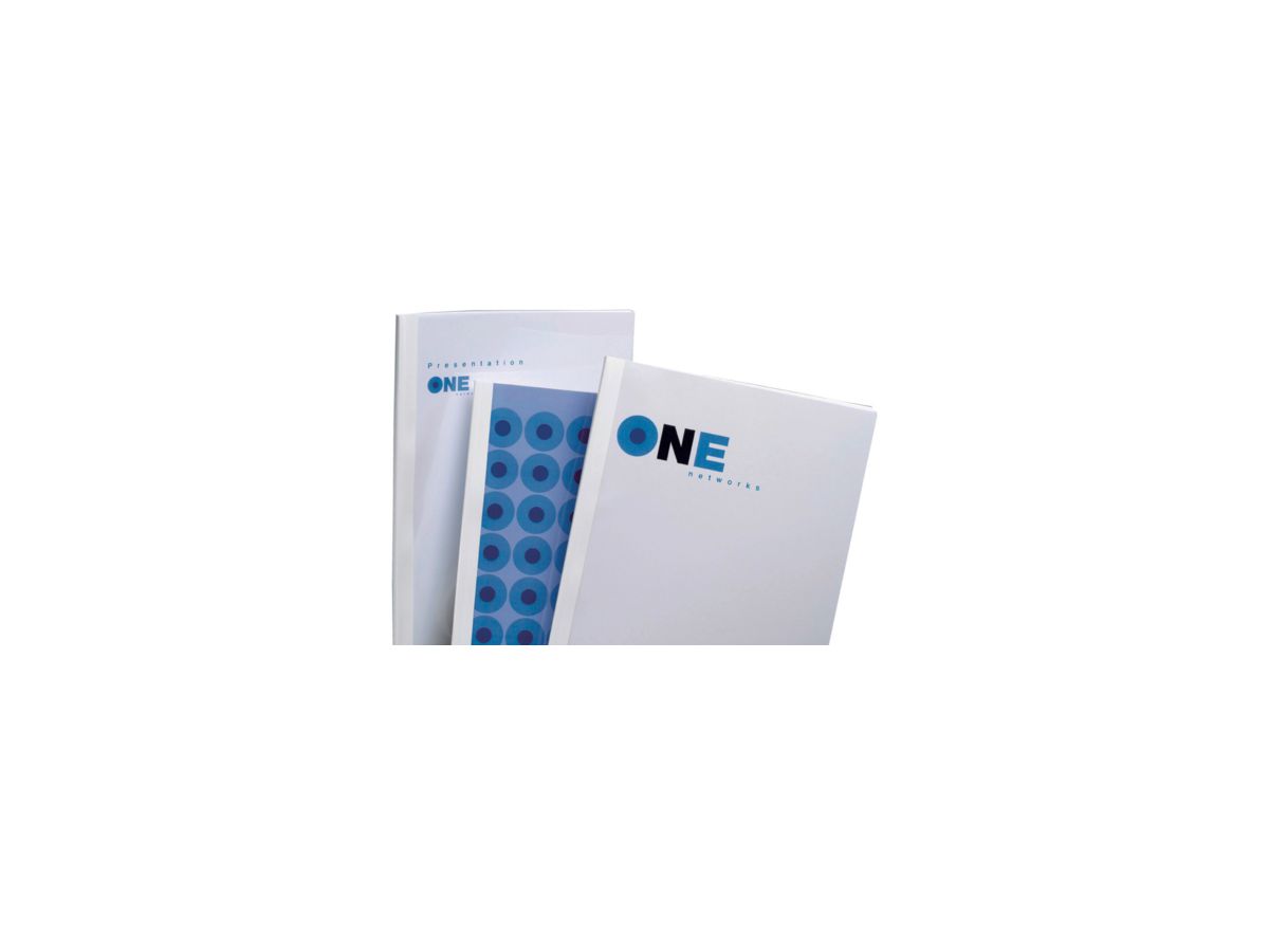 GBC Thermobindemappe ThermaBind Standard, A4, 8 mm, weiß (EAN: 0013465370052)