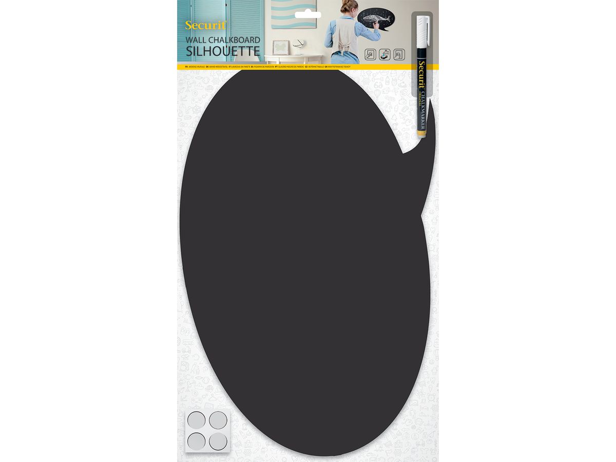 Securit Kreidetafel SILHOUETTE "Sprechblase" (EAN: 8718226499714)