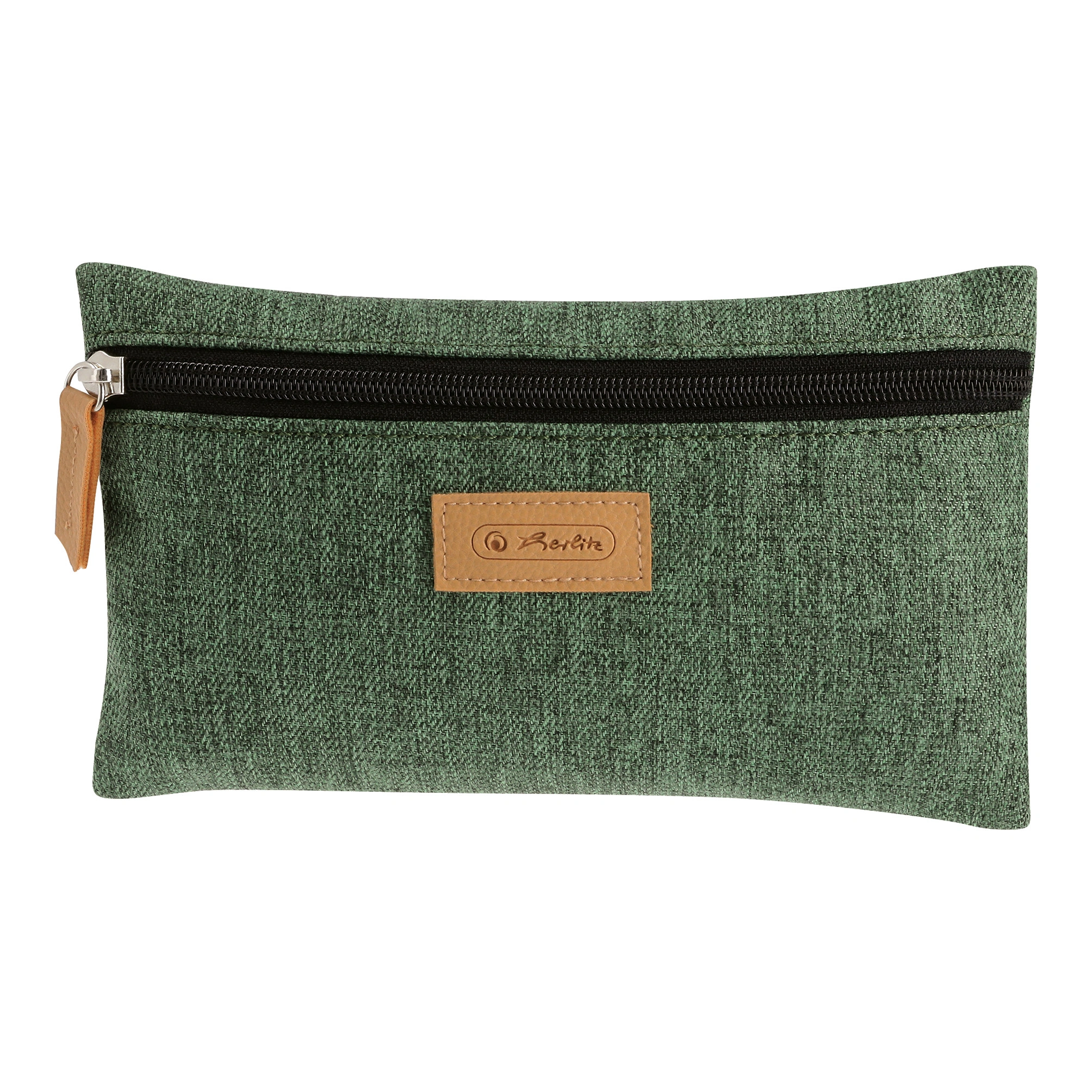 herlitz Schlamper-Etui flach GREENline, grün meliert (EAN: 4008110287843)