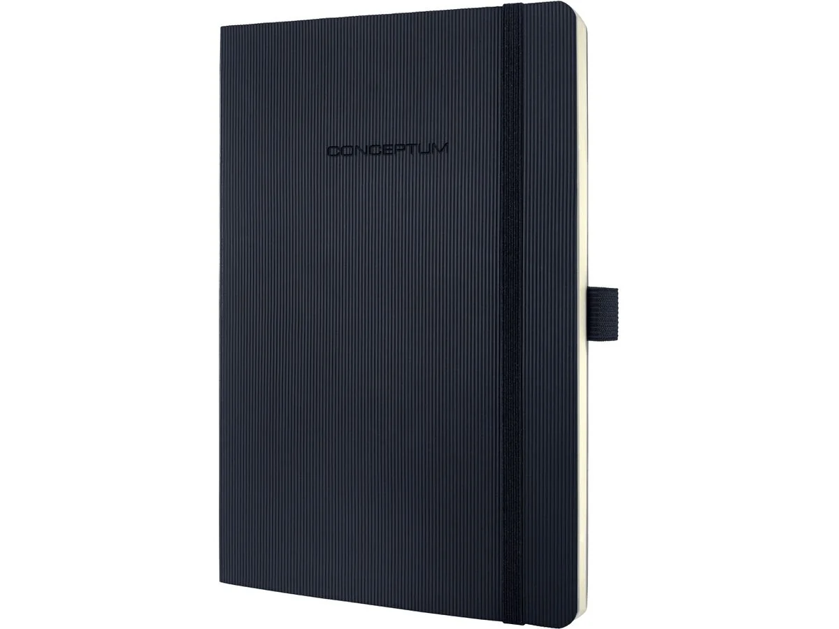 sigel Notizbuch Conceptum, DIN A5, punktkariert, schwarz (EAN: 4004360821264)