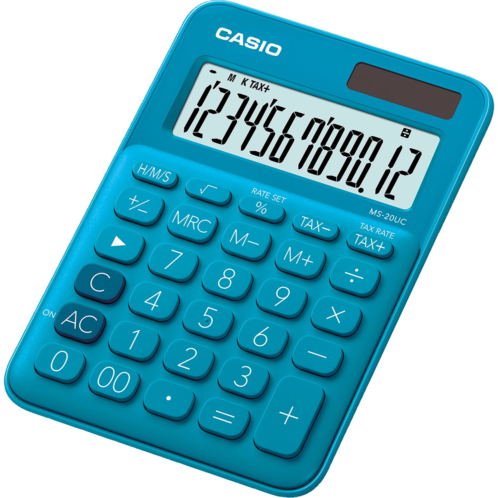 CASIO Tischrechner MS-20UC-BU, blau (EAN: 4549526612718)