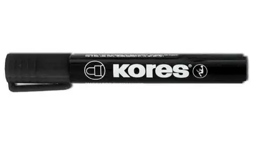 Kores Permanent-Marker "K MARKER", Rundspitze, schwarz (EAN: 9023800209306)
