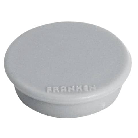 FRANKEN Haftmagnet, Haftkraft: 1,5 kg, Durchm. 38 mm, grau (EAN: 4016946052467)