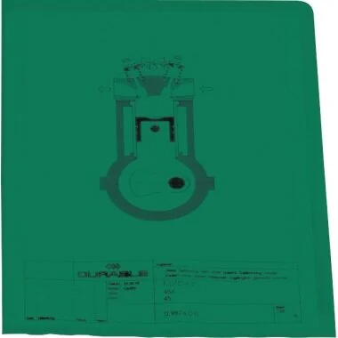 DURABLE STANDARD Sichthülle, DIN A4, PP, 0,10 mm, grün (EAN: 4005546230542)