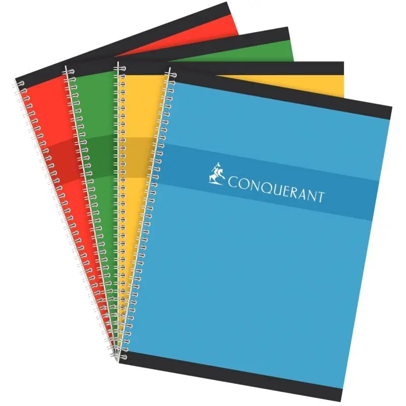 CONQUERANT SEPT Spiralbuch, 240 x 320 mm, kariert, 90 Blatt (EAN: 3020120095929)