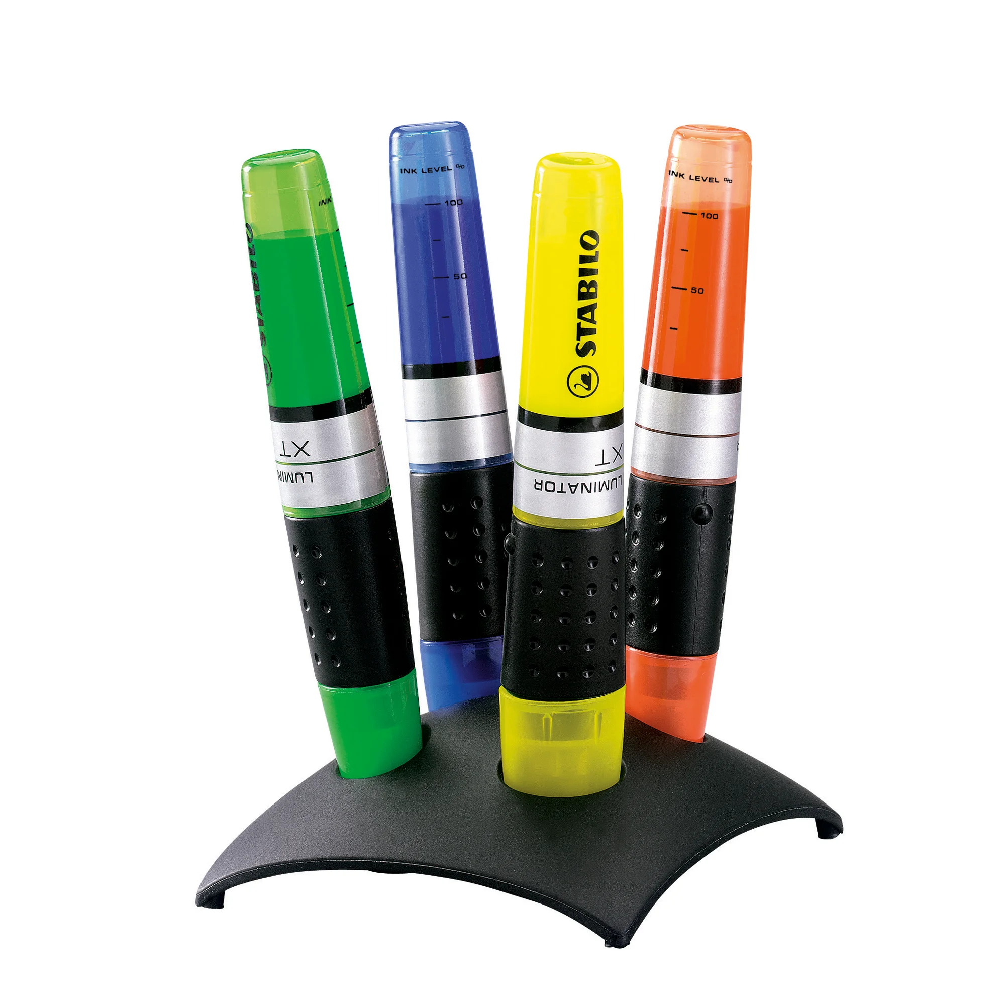 STABILO Textmarker LUMINATOR, 4er Kunststoff-Tischset (EAN: 4006381176583)