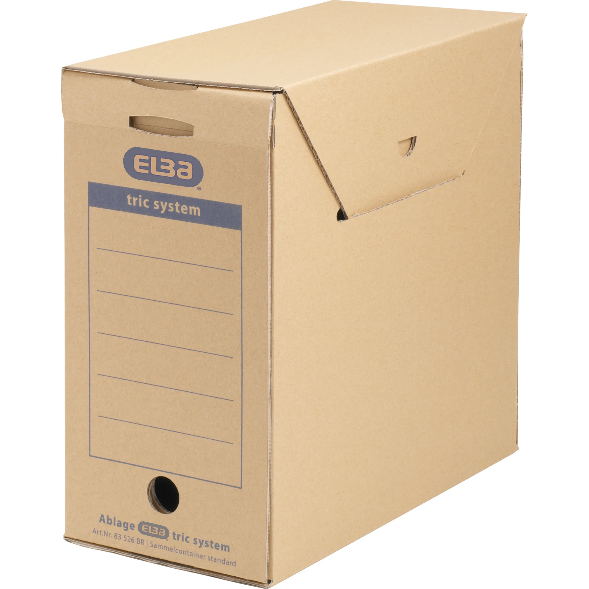 ELBA Archiv-Schachtel standard tric System, naturbraun (EAN: 4002030120761)