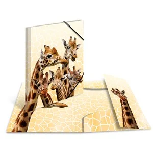 HERMA Eckspannermappe Exotische Tiere, A3, Giraffenfreunde (EAN: 4008705199667)