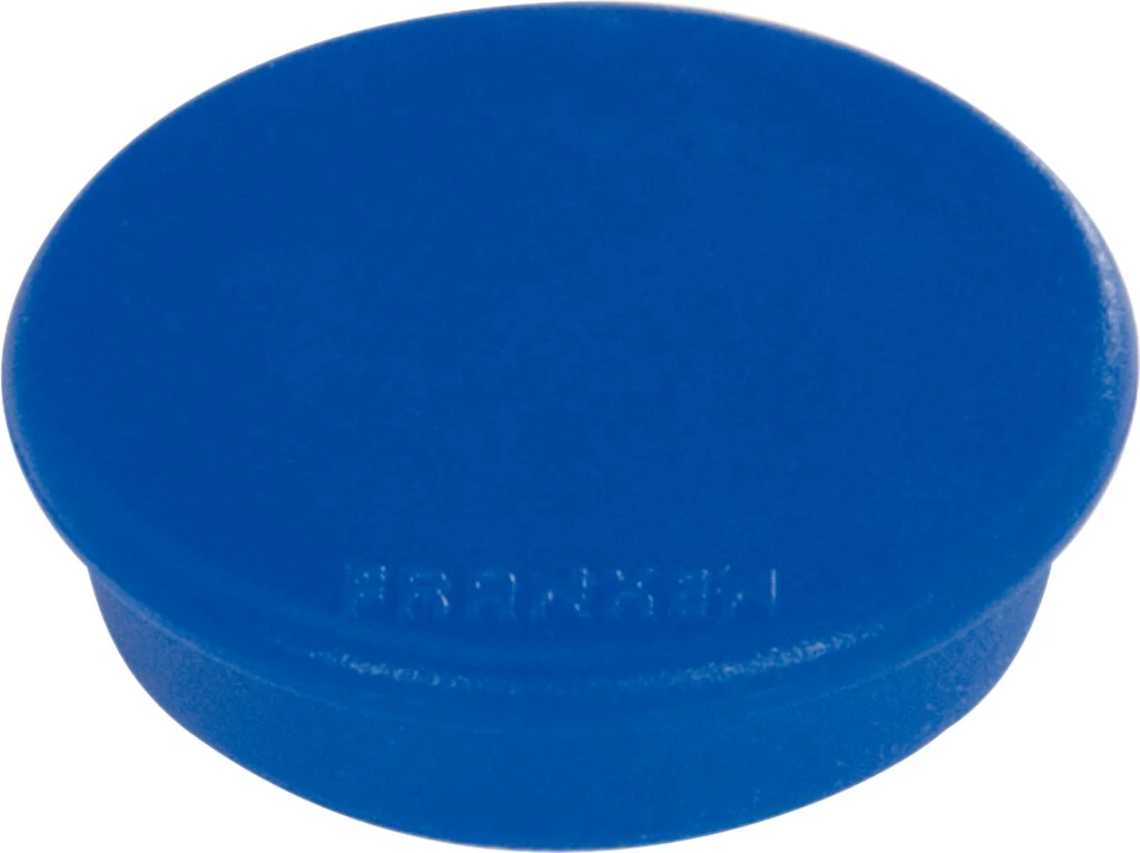 FRANKEN Haftmagnet, Haftkraft: 2,5 kg, Durchm. 38 mm, blau (EAN: 4016946051408)