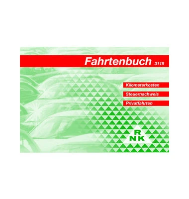 RNK Verlag Fahrtenbuch PKW, DIN A6 quer, 32 Blatt (EAN: 4002871311908)