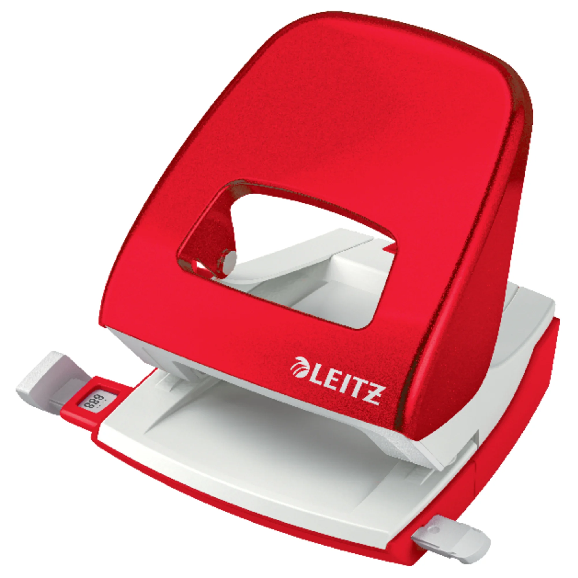 LEITZ Locher NeXXt WOW 5008, rot, im Karton (EAN: 4002432135141)