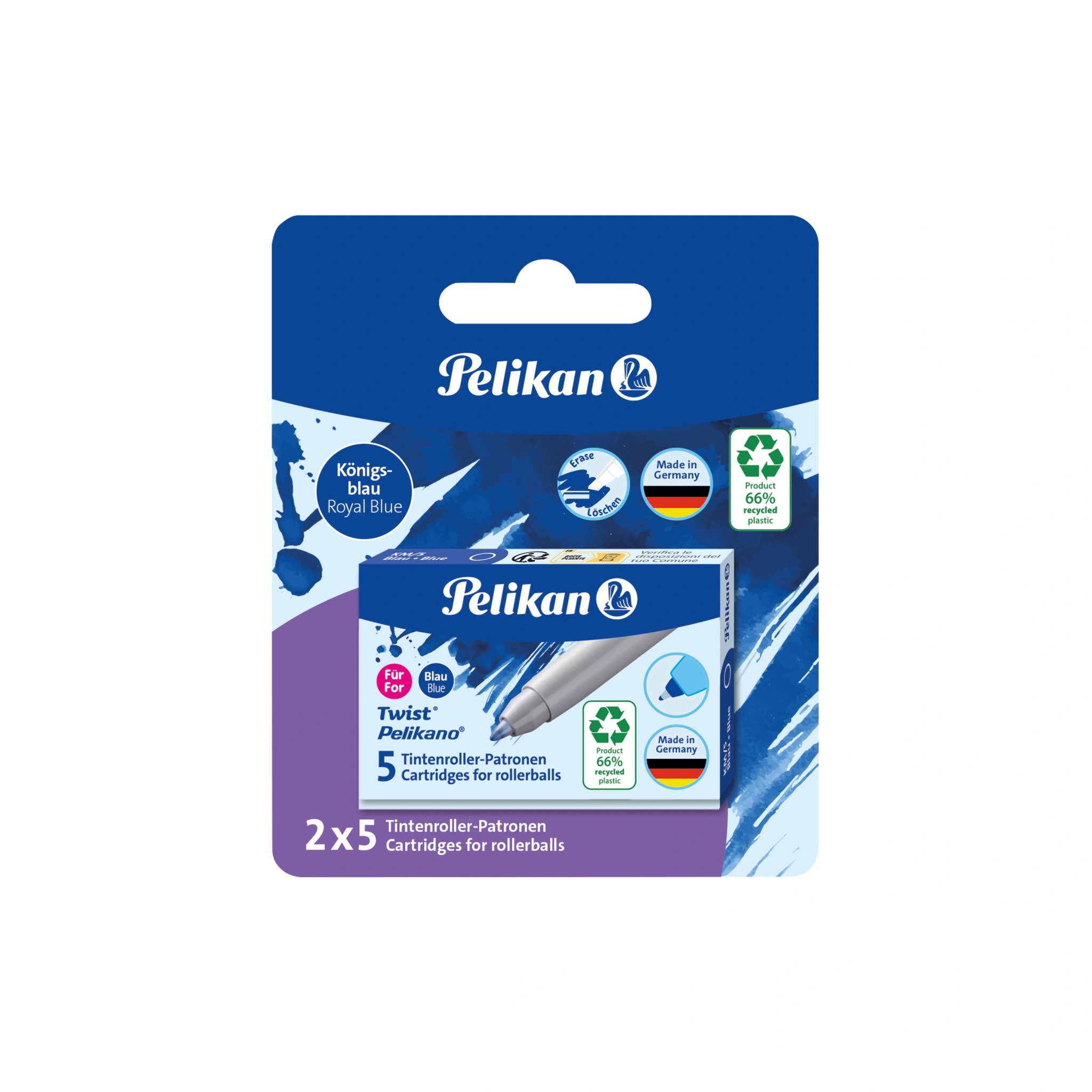 Pelikan Tintenroller-Patronen eco für Pelikano/Twist (EAN: 4012700824707)