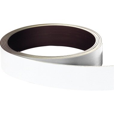 FRANKEN Magnetband, (L)10.000 x (T)0,8 x (H)50 mm, weiß (EAN: 4016946063654)