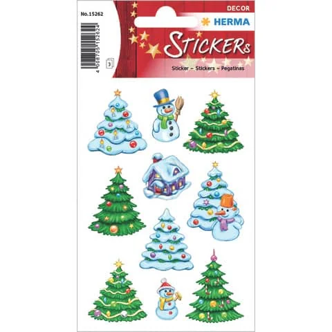HERMA Weihnachts-Sticker DECOR "Weihnachts-Winterwald" (EAN: 4008705152624)