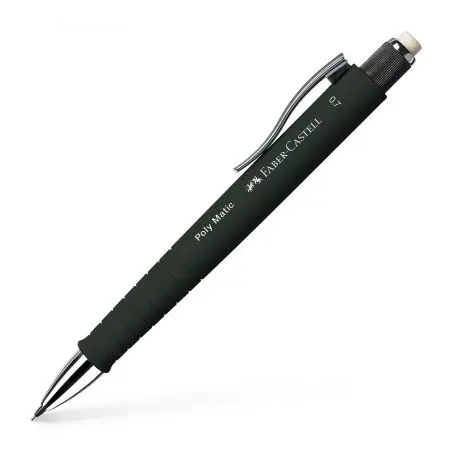 FABER-CASTELL Druckbleistift POLY MATIC, schwarz (EAN: 6933256643643)