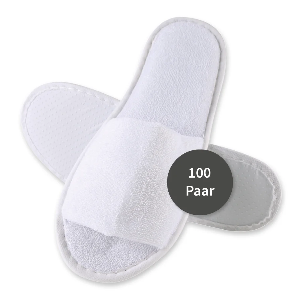 HYGOSTAR Einweg-Slipper SAFETY, offen, weiß (EAN: 4015544555219)