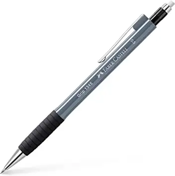 FABER-CASTELL Druckbleistift GRIP 1345, grau (EAN: 4005401345893)