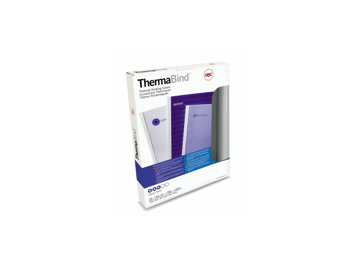 GBC Thermobindemappe ThermaBind Standard, A5, 1,5 mm, weiß (EAN: 0013465370410)
