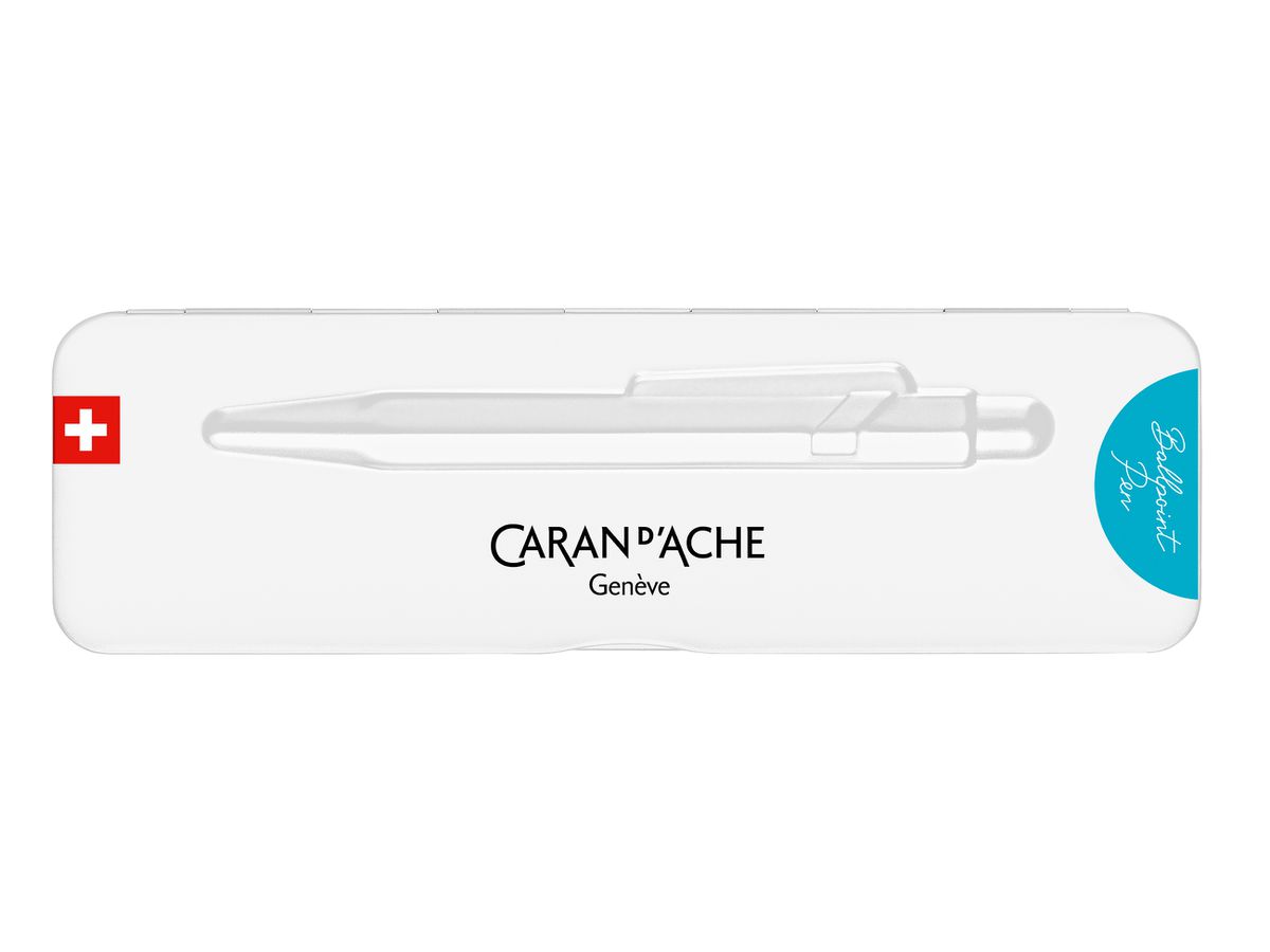 CARAN D'ACHE Druckkugelschreiber 849 Colormat-X, türkisblau (EAN: 7630002351881)