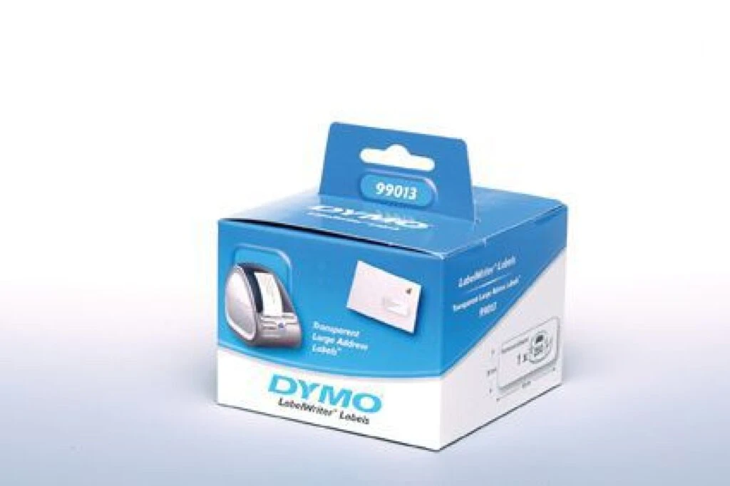 DYMO LabelWriter-Adress-Etiketten, 89 x 36 mm, transparent (EAN: 5411313990134)