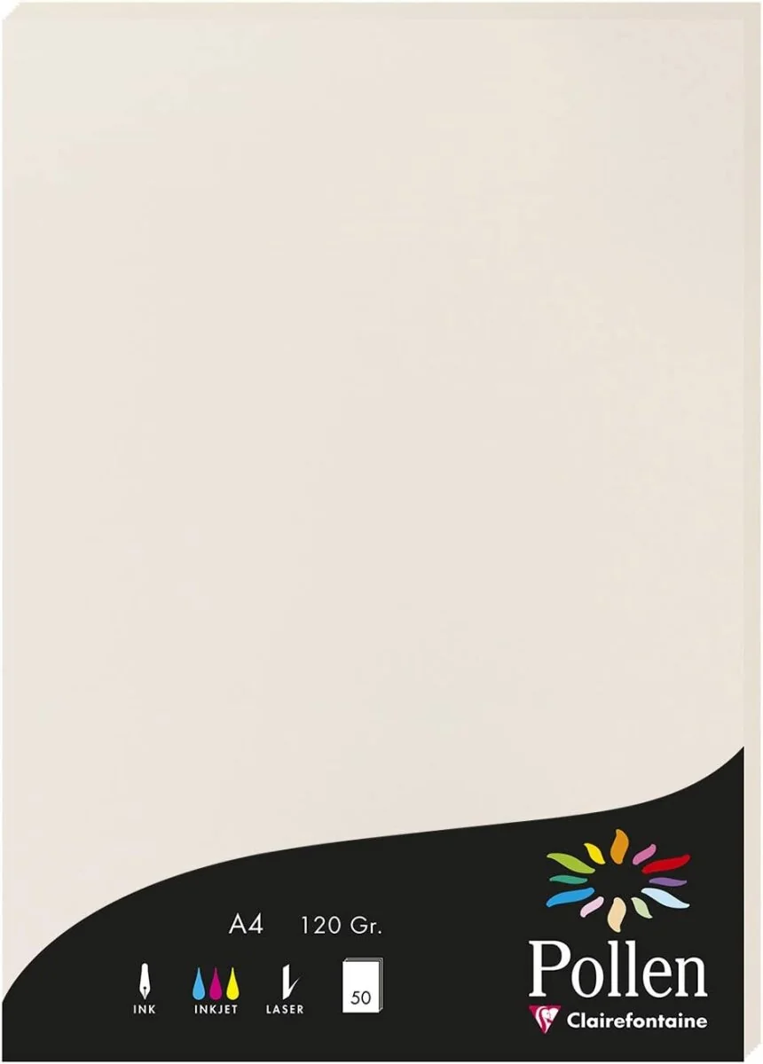 Pollen by Clairefontaine Papier DIN A4, hellgrau (EAN: 3329680042689)