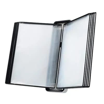 djois by tarifold VEO Wandsichttafelsystem, DIN A4, bestückt, silber/schwarz (EAN: 3377997145074)