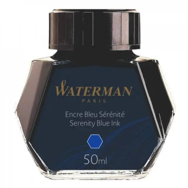 WATERMAN Tinte, florida blau, Inhalt: 50 ml im Glas (EAN: 3034325106298)