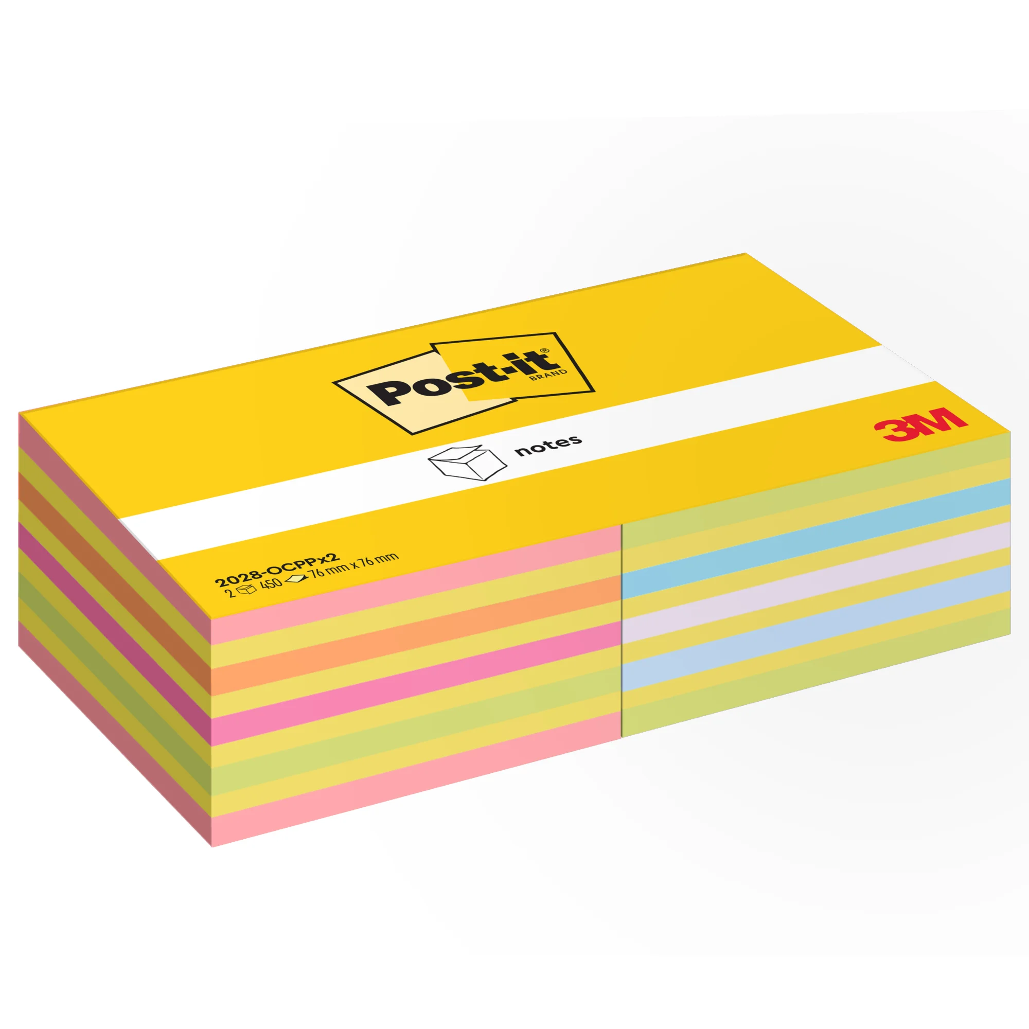 Post-it Haftnotiz-Würfel notes, 76 x 76 mm, Promotion (EAN: 4064035146139)