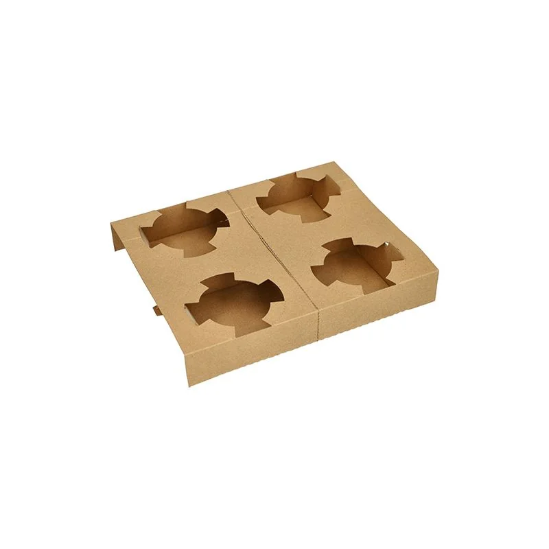 PAPSTAR Becherträger "pure", aus Pappe, für 4 Suppenbecher (EAN: 4002911470350)