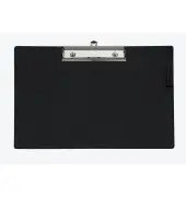 MAUL Klemmbrett mit Folienüberzug, DIN A4 quer, schwarz (EAN: 4002390043304)