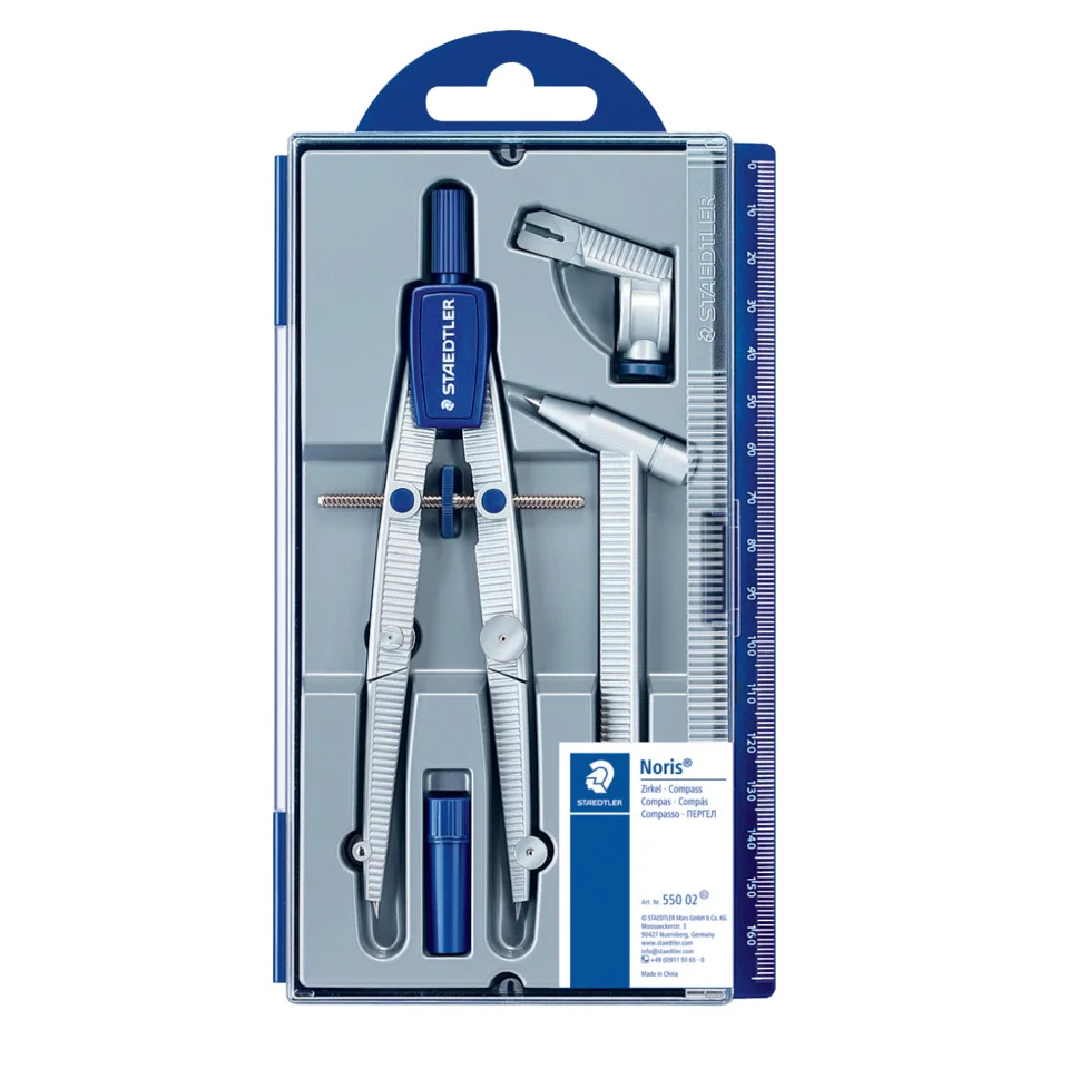 STAEDTLER Schulzirkel Noris 550 02, Länge: 156 mm (EAN: 4007817550014)