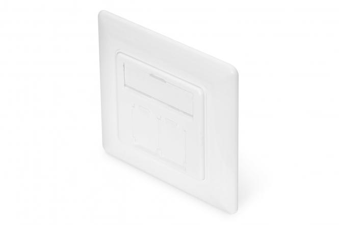 DIGITUS Leerdose für Keystone Module, 2-fach, reinweiß (EAN: 4016032362418)