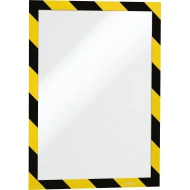 DURABLE Magnetrahmen DURAFRAME SECURITY, A4, gelb/schwarz (EAN: 4005546406541)