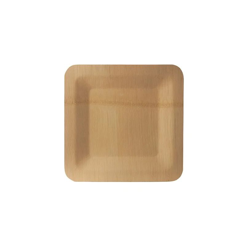 PAPSTAR Bambus-Teller "pure", eckig, 230 x 230 mm, 10er (EAN: 4002911774656)