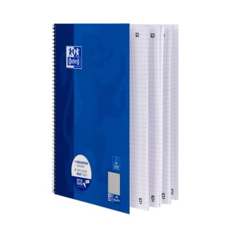 Oxford Collegeblock, DIN A4+, kariert, 80 Blatt, Rand links (EAN: 4006144582033)